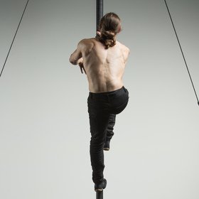 Chinese pole male climb 3 — figure reference